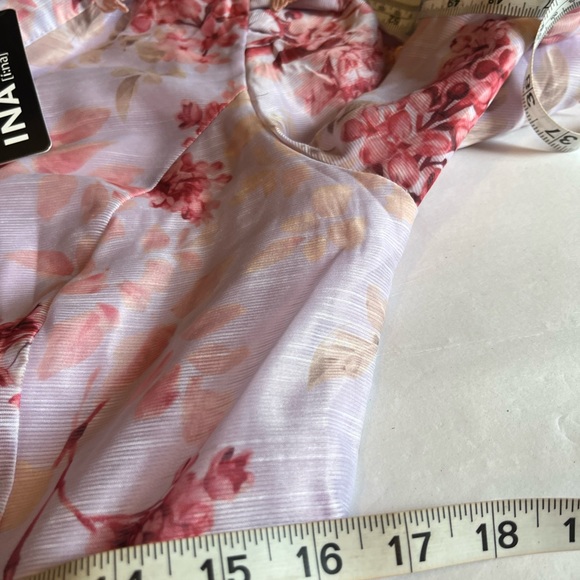 NWT INA size L pink butterfly midi dress - Picture 13 of 13